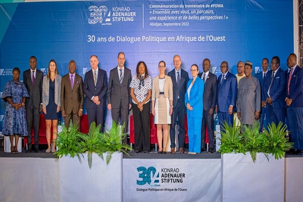 CÔTE D&rsquo;IVOIRE: LA FONDATION KONRAD ADENAUER FÊTE 30 ANS DE DIALOGUE POLITIQUE EN AFRIQUE DE L&rsquo;OUEST